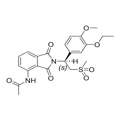 (+)-N-［2-［1(S)-(3-etoxi-4-metoxi-fenil)-2-(metil-szulfonil)-etil］-1,3-dioxo-2,3-dihidro-1H-izoindol-4 -il-acetamid