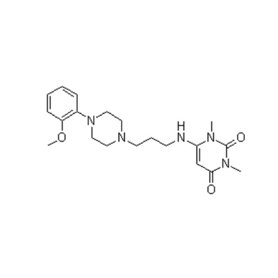 6-[[3-[4-(2-metoxi-fenil)-1-piperazinil]-propil]-amino]-1,3-dimetil-2,4(1H,3H)-pirimidindion-hidroklorid