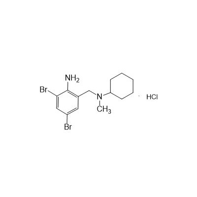 N-(2-amino-3,5-dibróm-benzil)-N-metil-ciklohexil-amin-hidroklorid